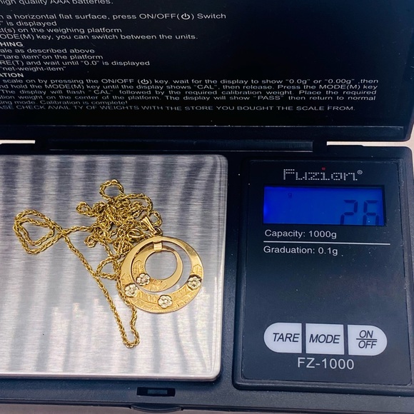 EUC Antique 18k Yellow Gold Medallion Pendant w/ 18k Chain - Picture 16 of 16